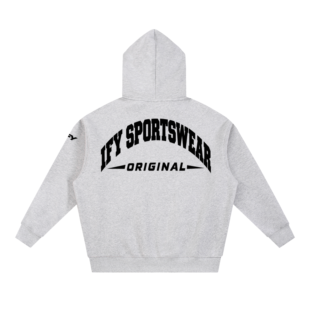 Oversized Boxy-Fit Fleece Hoodie