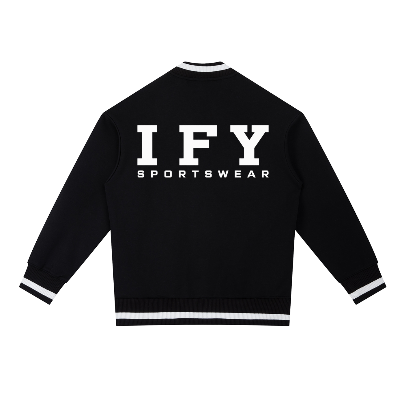 Contrast Piping Zip Bomber Jacket