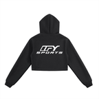 Elevate Your Everyday Style with Our Cropped Zip-Up Hoodie for Women