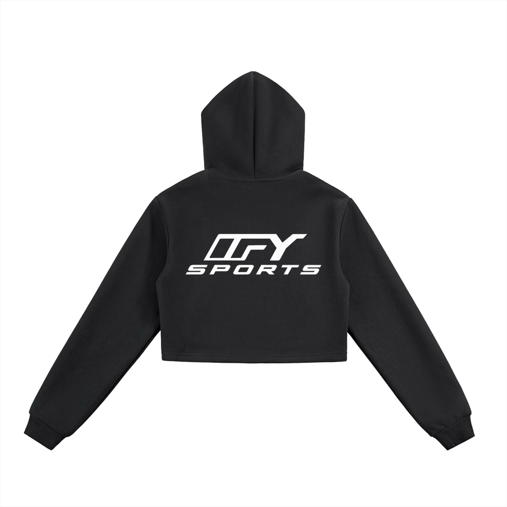 Stylish Cropped Zip-Up Hoodie for Women – Elevate Your Everyday Look