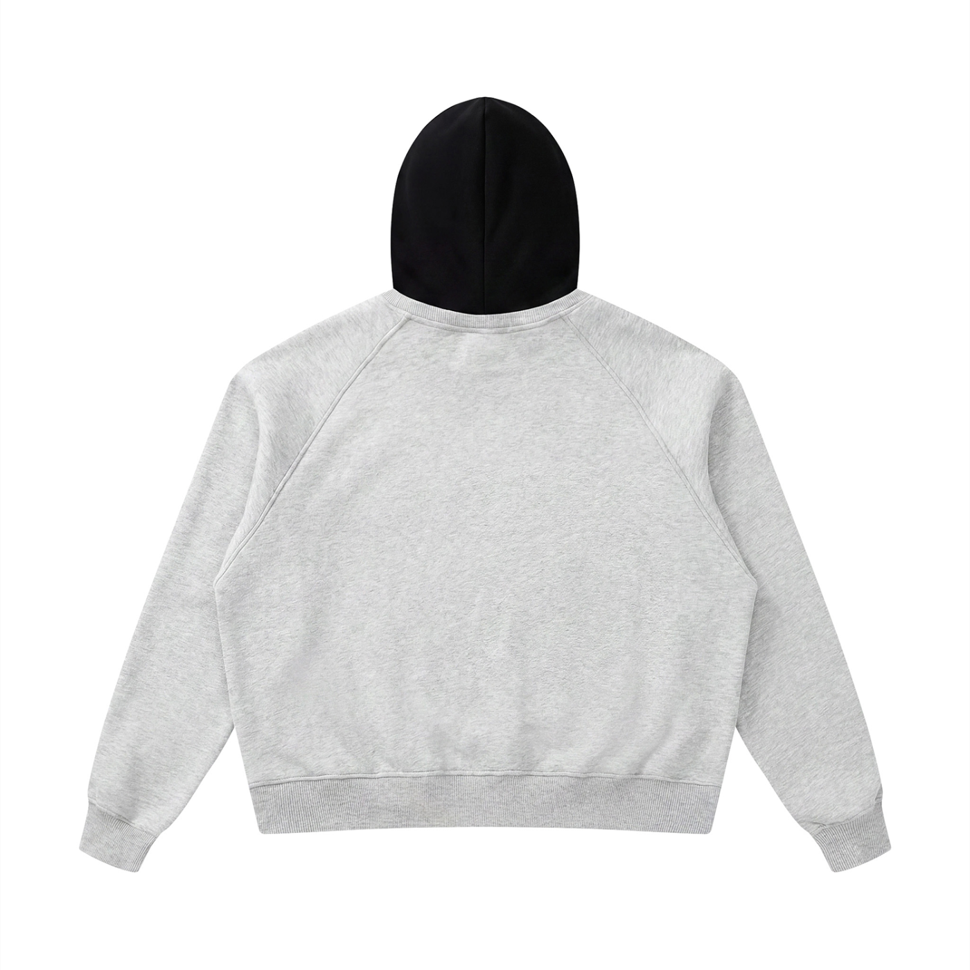 Unisex Fleece Raglan Color Block Hoodie