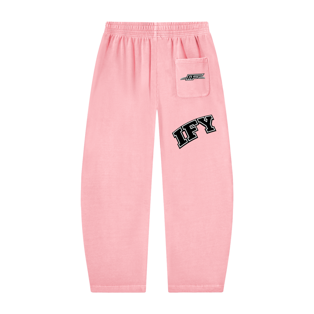 Unisex Vintage Washed Barrel Leg Sweatpants