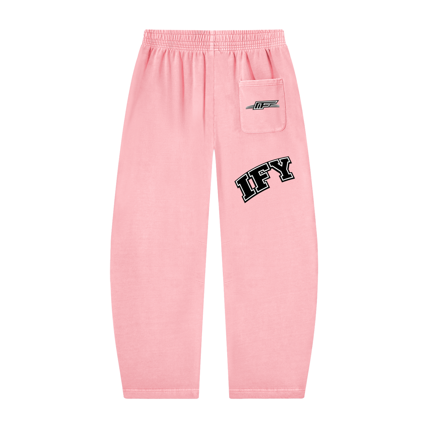 Unisex Vintage Washed Barrel Leg Sweatpants