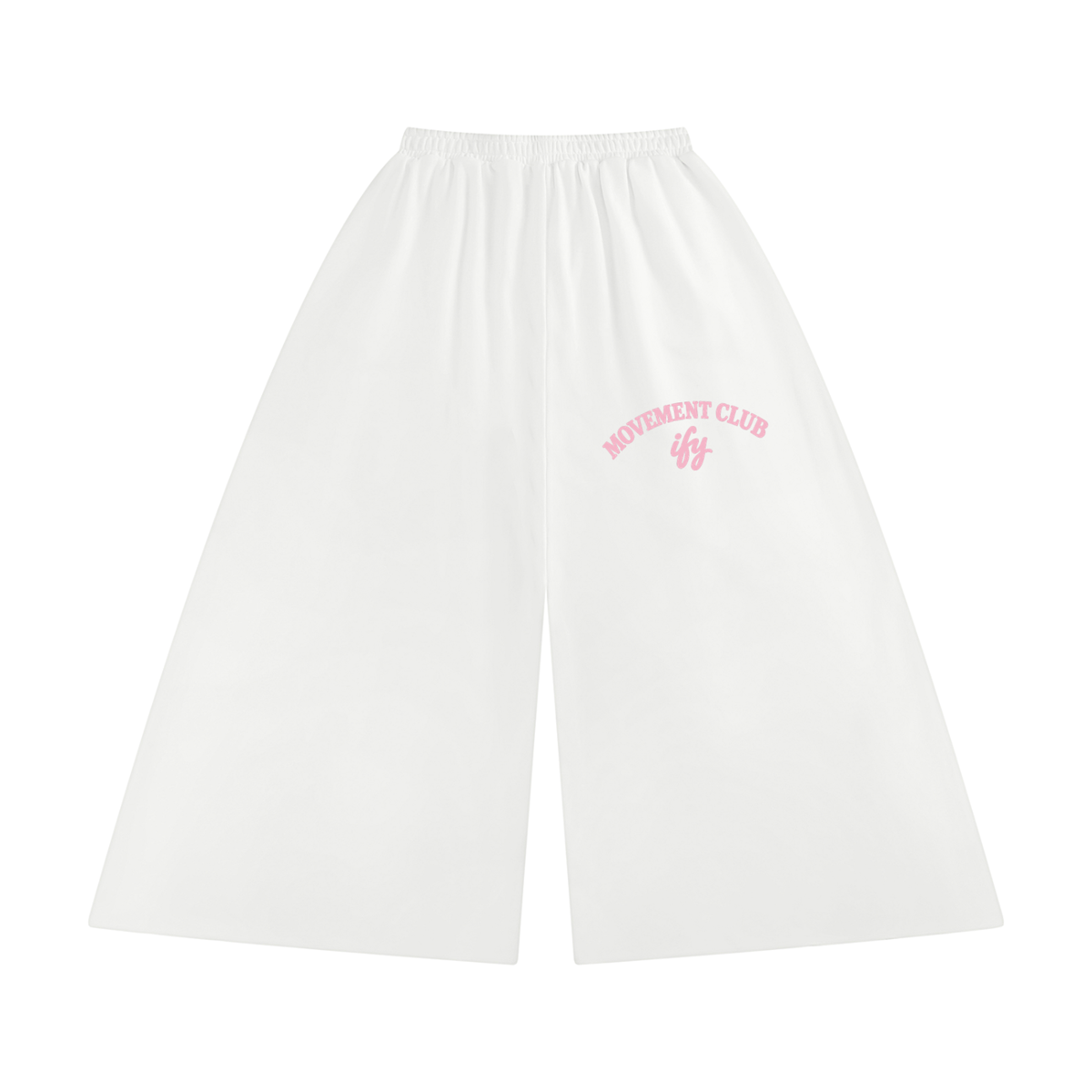 Raw-Edge Wide-Leg Sweatpants & Sweatshirt Co-ords