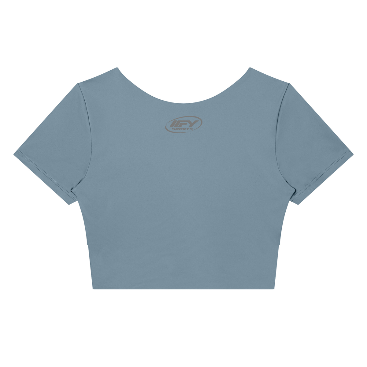 Panelled Crop Yoga T-Shirt