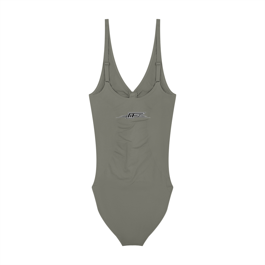 Enhance Your Everyday Look with Our Women's Full-Zip Ruched Bodysuit