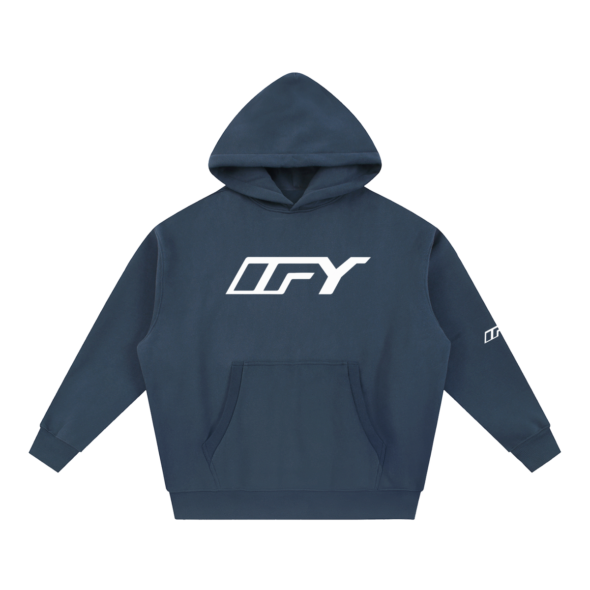 Essential Oversized Boxy Fit Fleece Hoodie