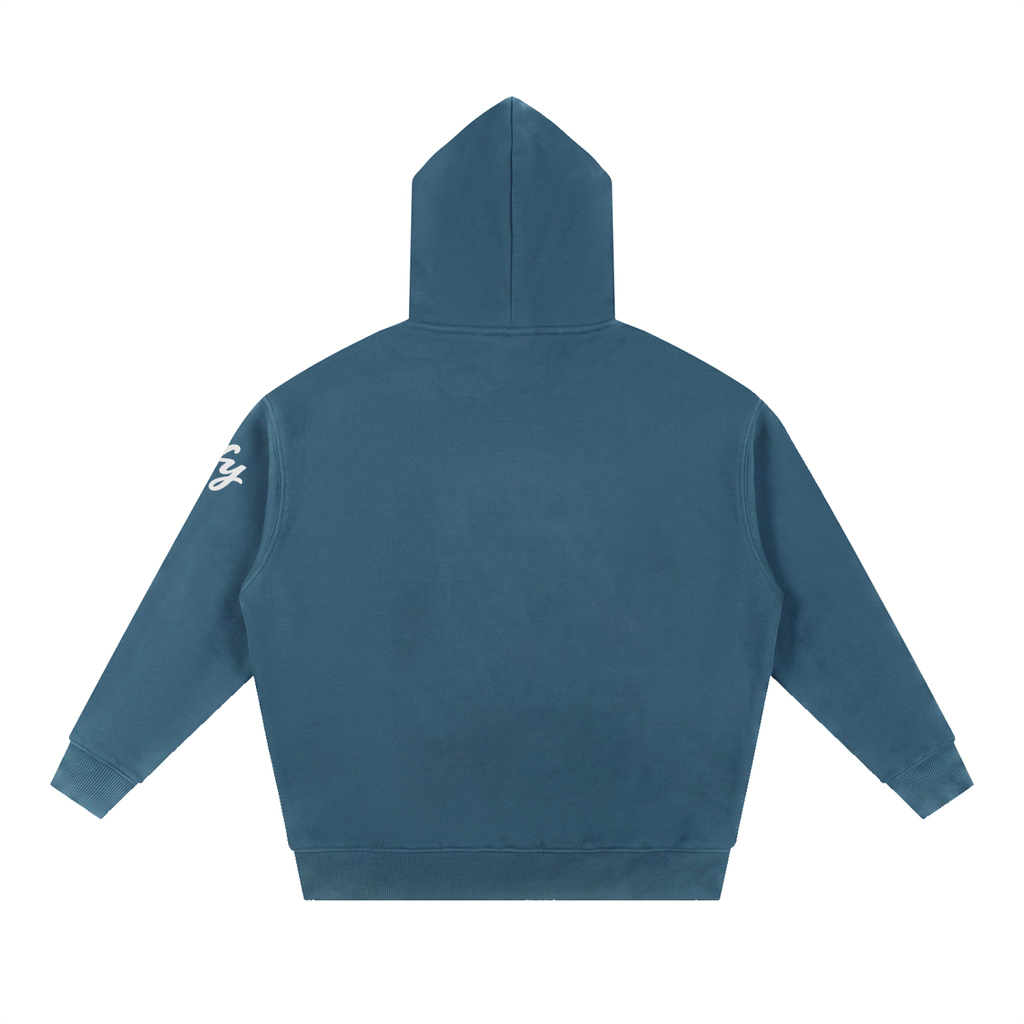 Unisex Oversized Boxy-Fit Fleece Hoodie