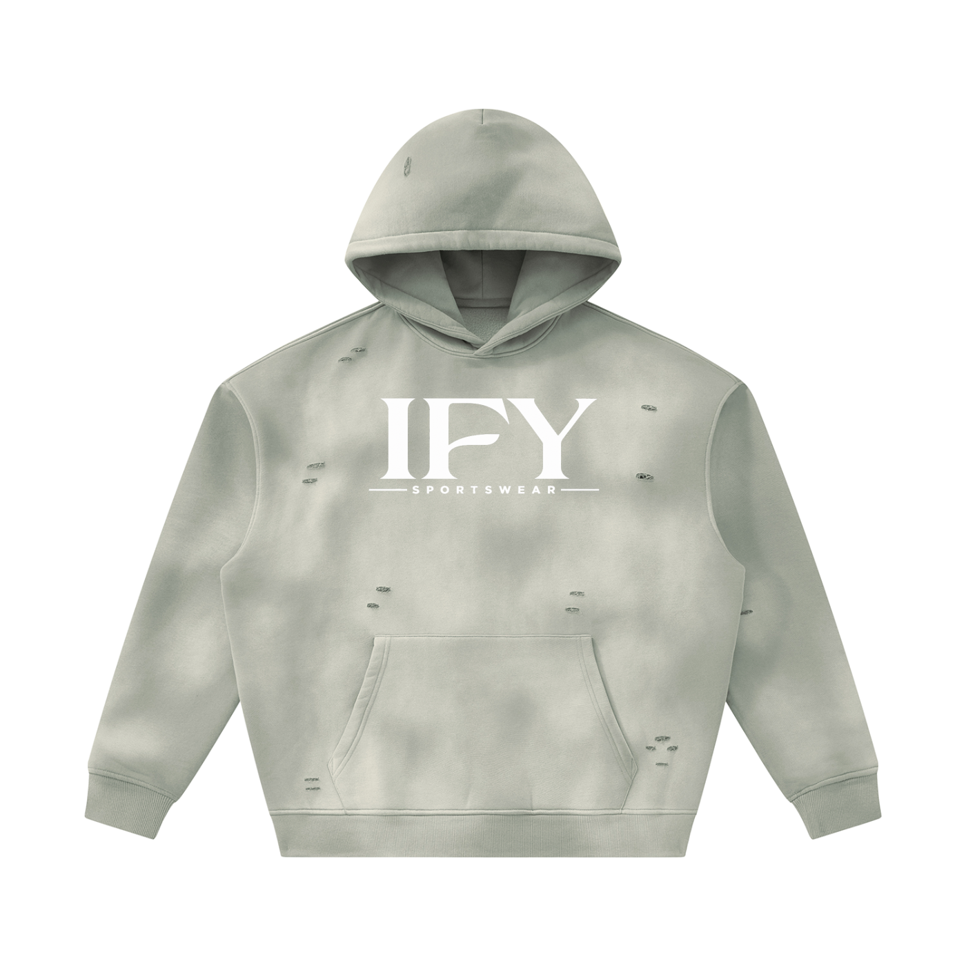 Unisex Frayed Fleece Hoodie for Ultimate Comfort and Style