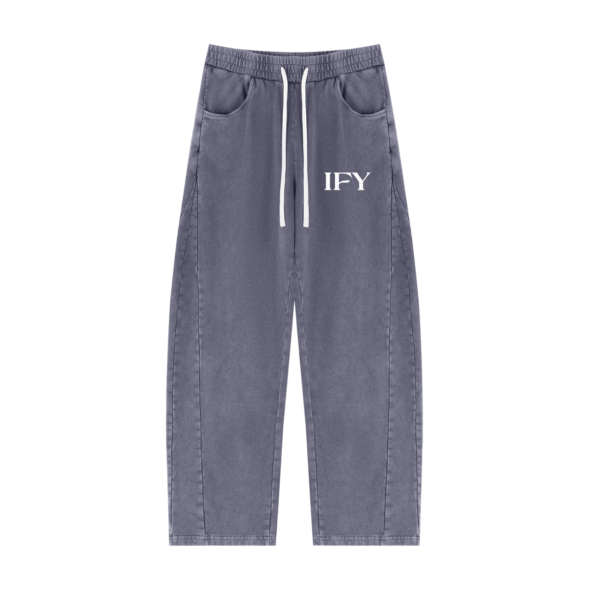 Unisex Mineral Wash Barrel Sweatpants