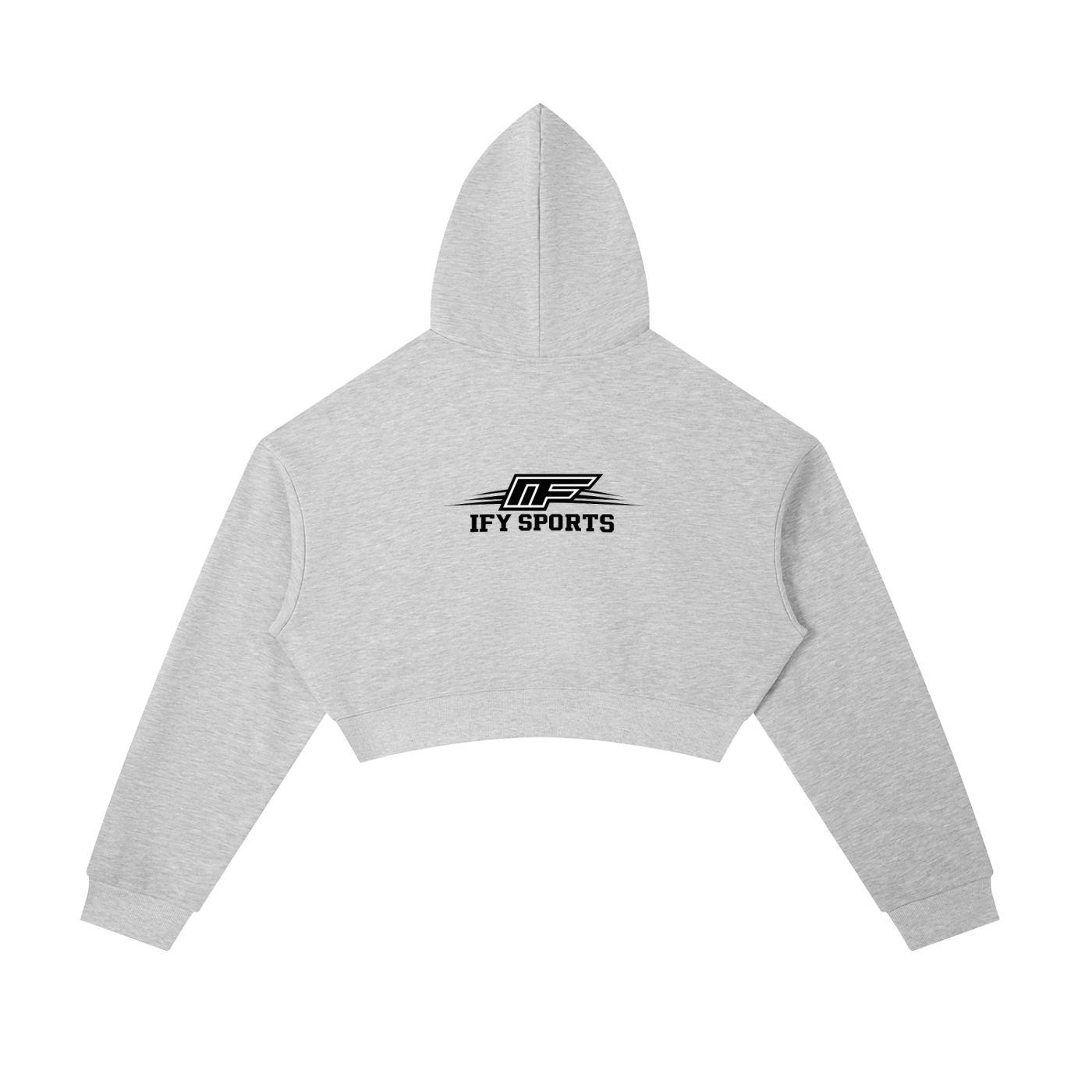 Essential Cropped Zip-Up Hoodie