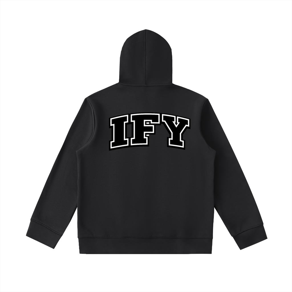 Embrace Comfort with Our Heavyweight High Neck Zip-Up Hoodie