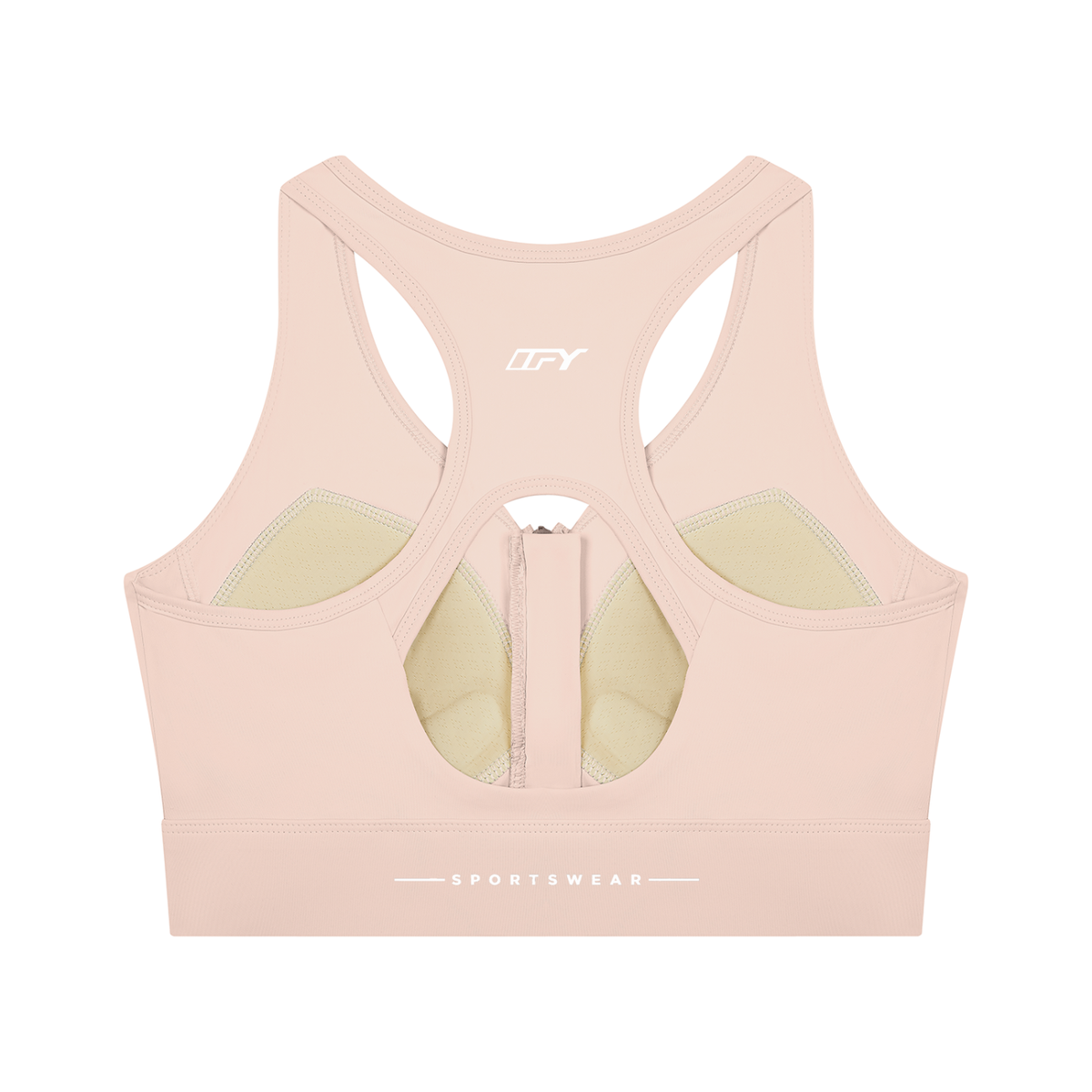 Women’s Cropped Zip Yoga Sports Bra