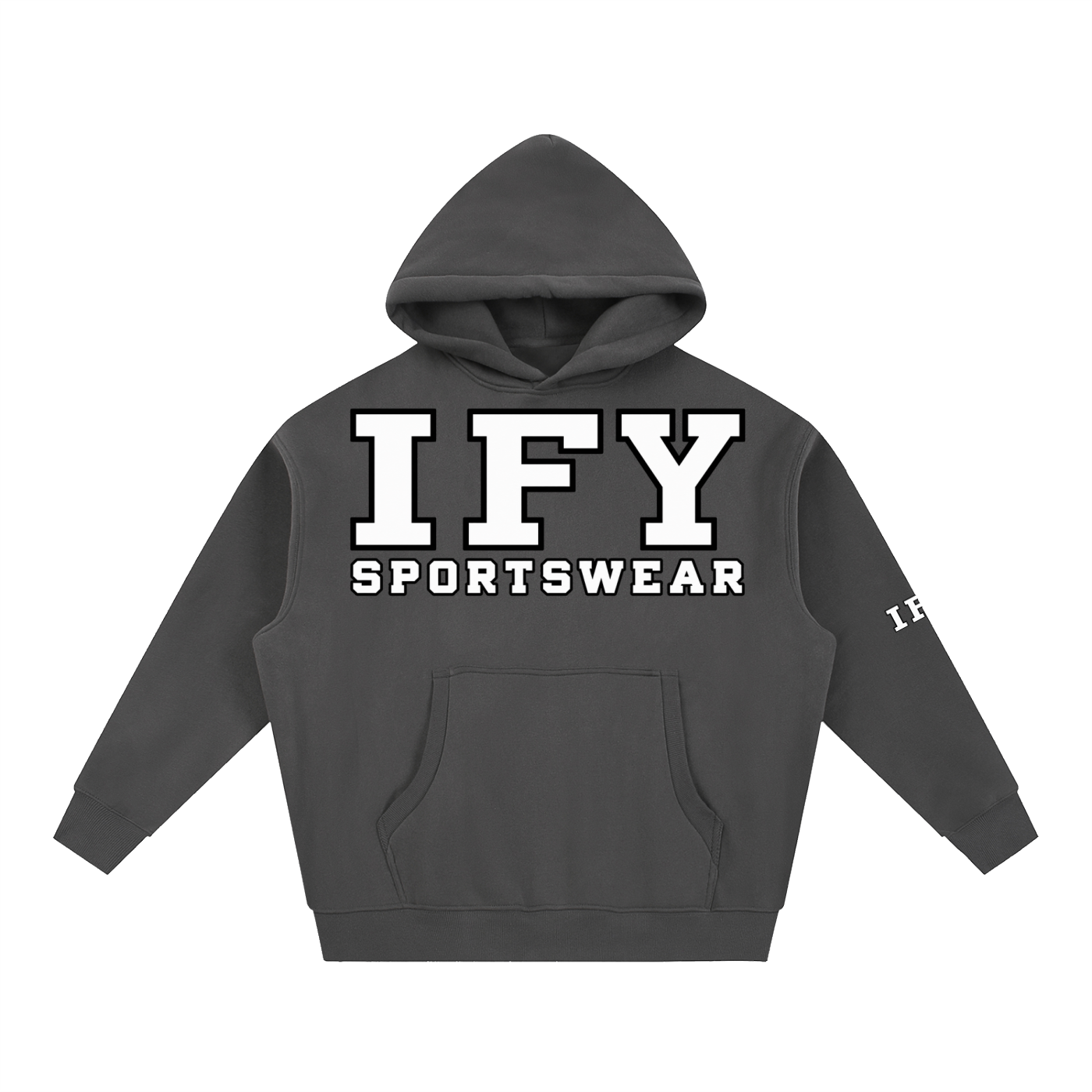 Essential Oversized Boxy Fit Fleece Hoodie