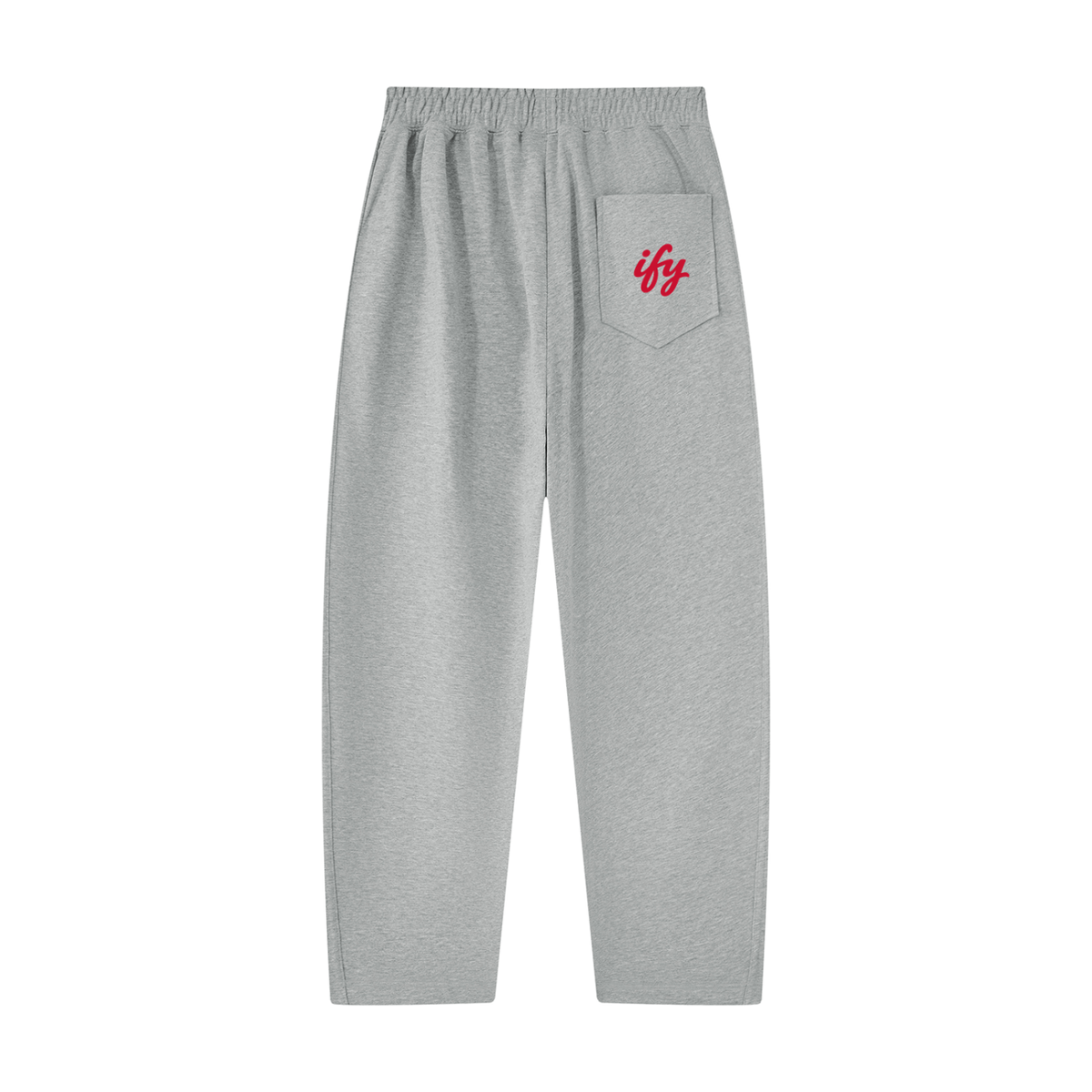 Unisex Tapered Straight Hem Sweatpants