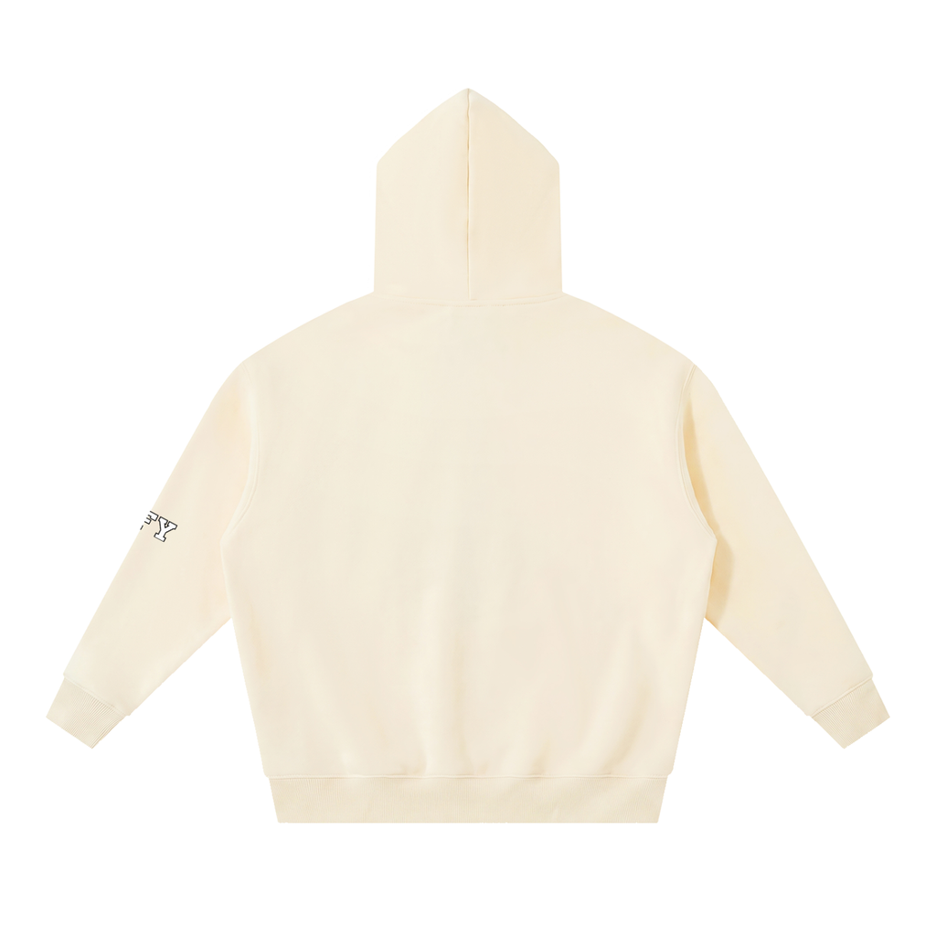 Essential Oversized Boxy Fit Fleece Hoodie