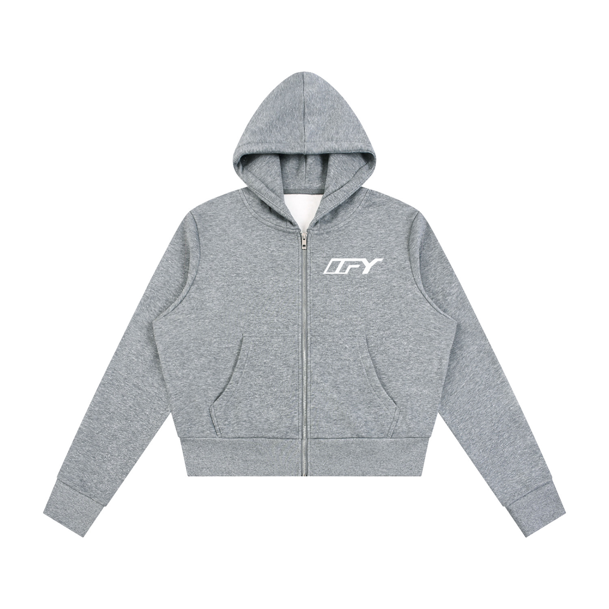 Women's Sparkles Fleece Full Zip Hoodie