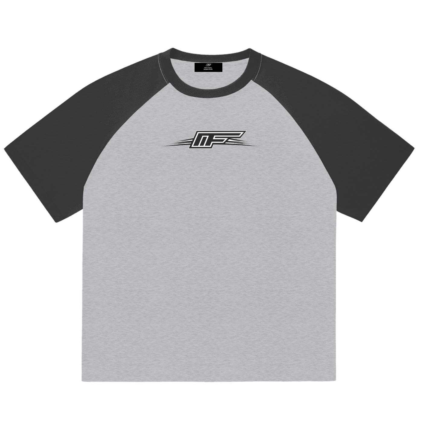 Color-Blocked Raglan Sleeve T-Shirt