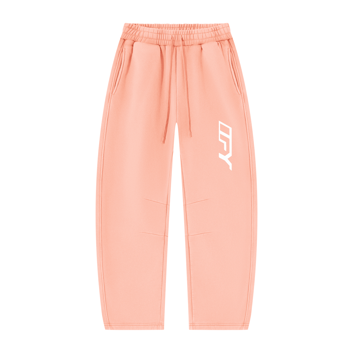 Unisex Vintage Wash Barrel Leg Fleece Sweatpants