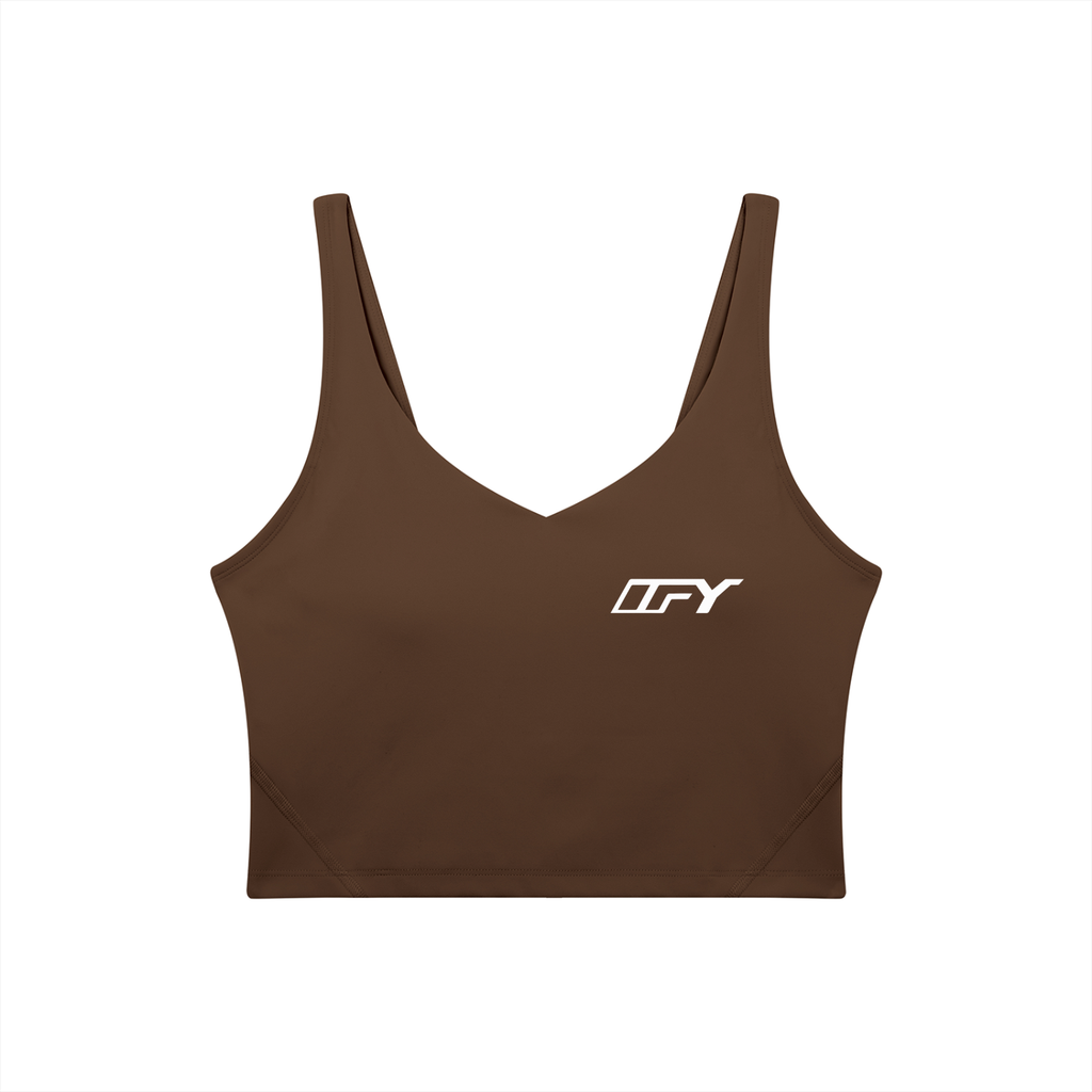 Women's V-Neck Yoga Sports Bra