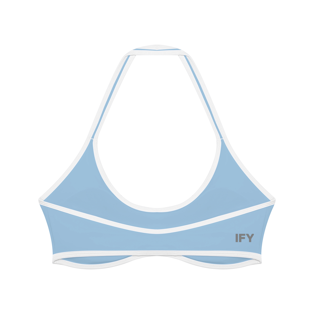 Women's Halter Color Block Yoga Sports Bra