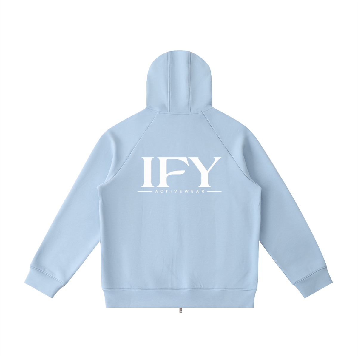 Heavyweight Raglan Sleeve Zip Hoodie