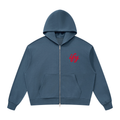 Unisex Drop Shoulder Full Zip Hoodie