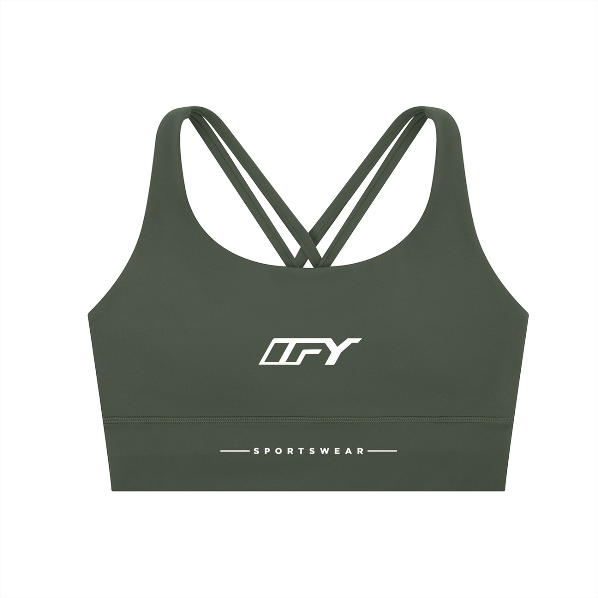 Strappy Criss-Cross Sports Bra