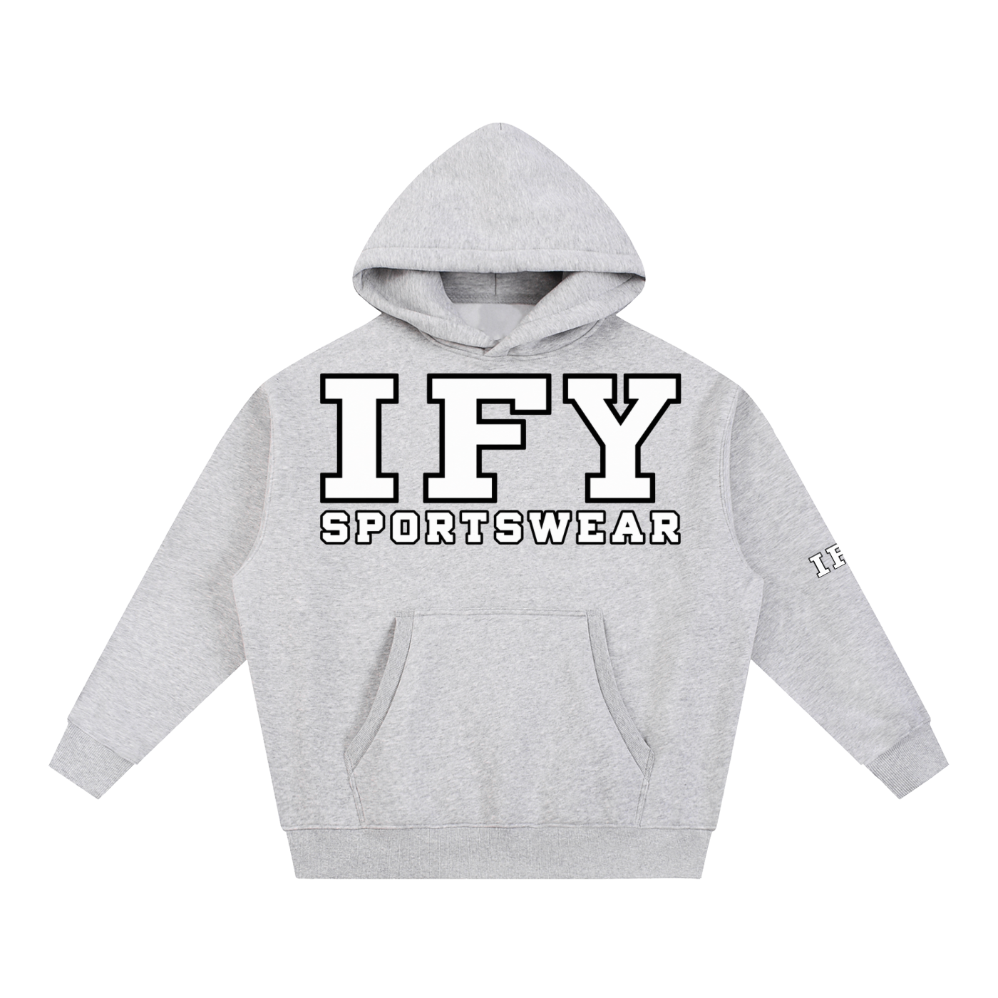 Essential Oversized Boxy Fit Fleece Hoodie