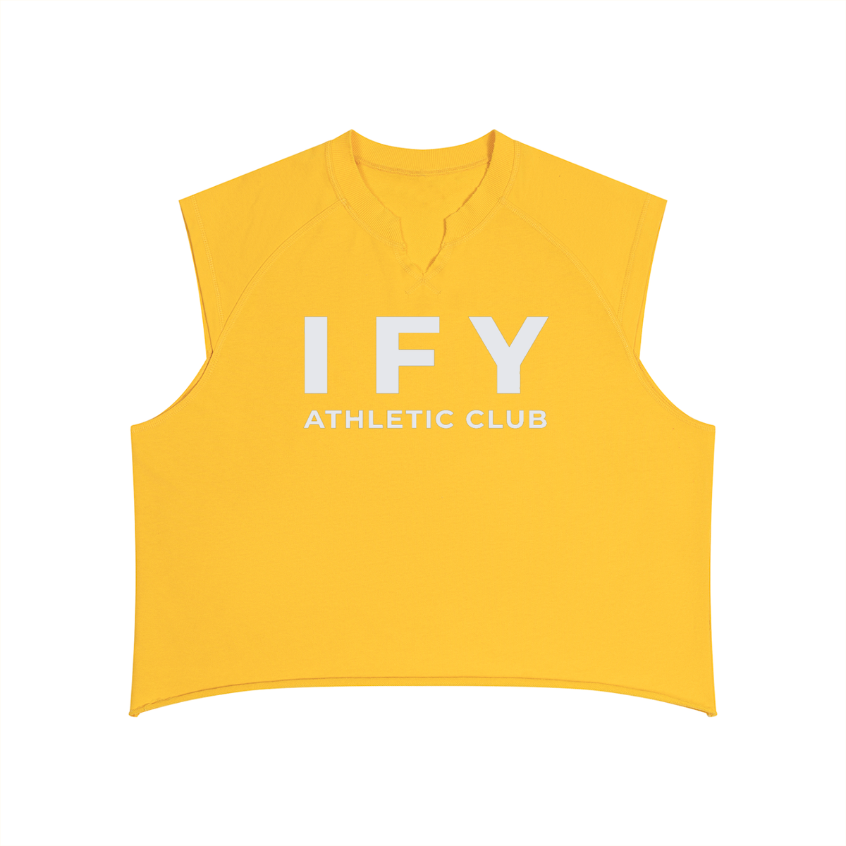 Boxy Raw Hem Tank Top
