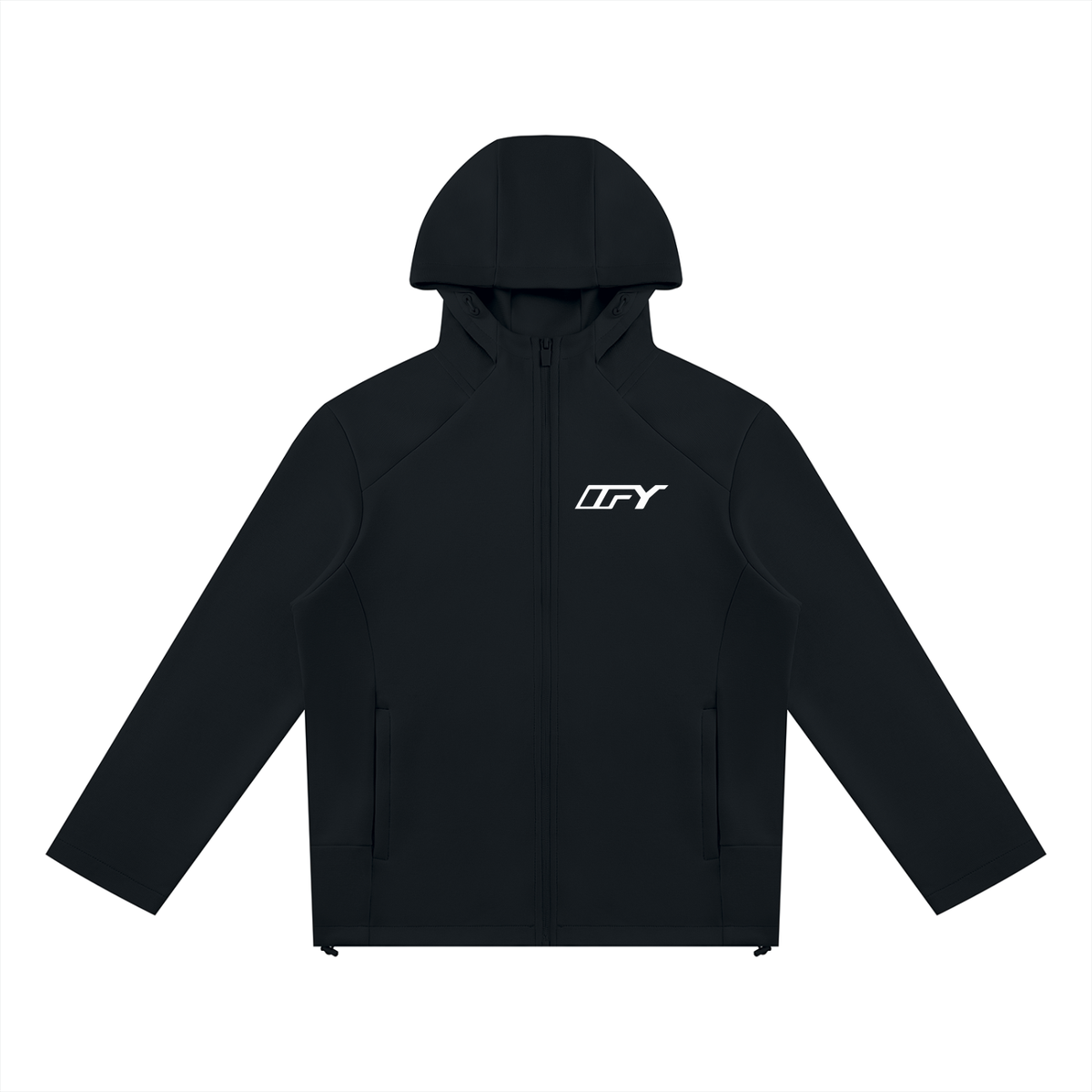 Unisex Paneled Full Zip Hoodie