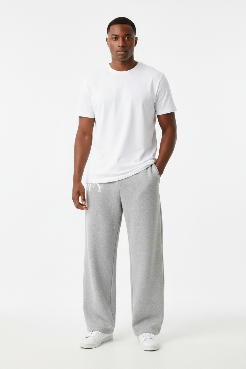 Unisex Barrel Leg Sweatpants
