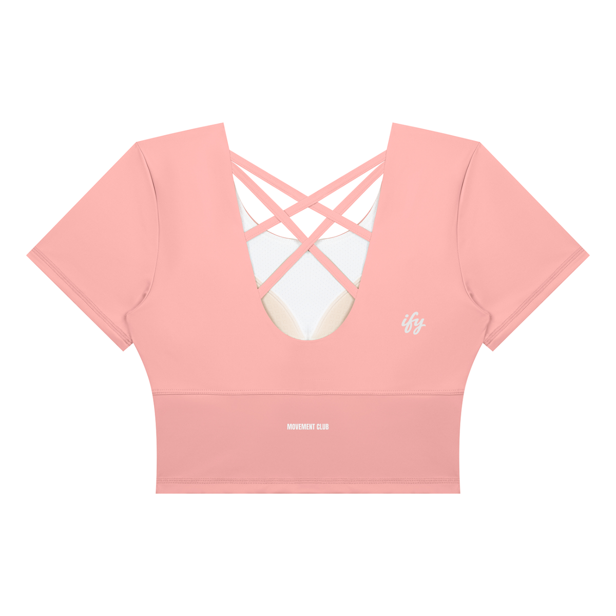 Short-Sleeve Yoga Crop T-Shirt