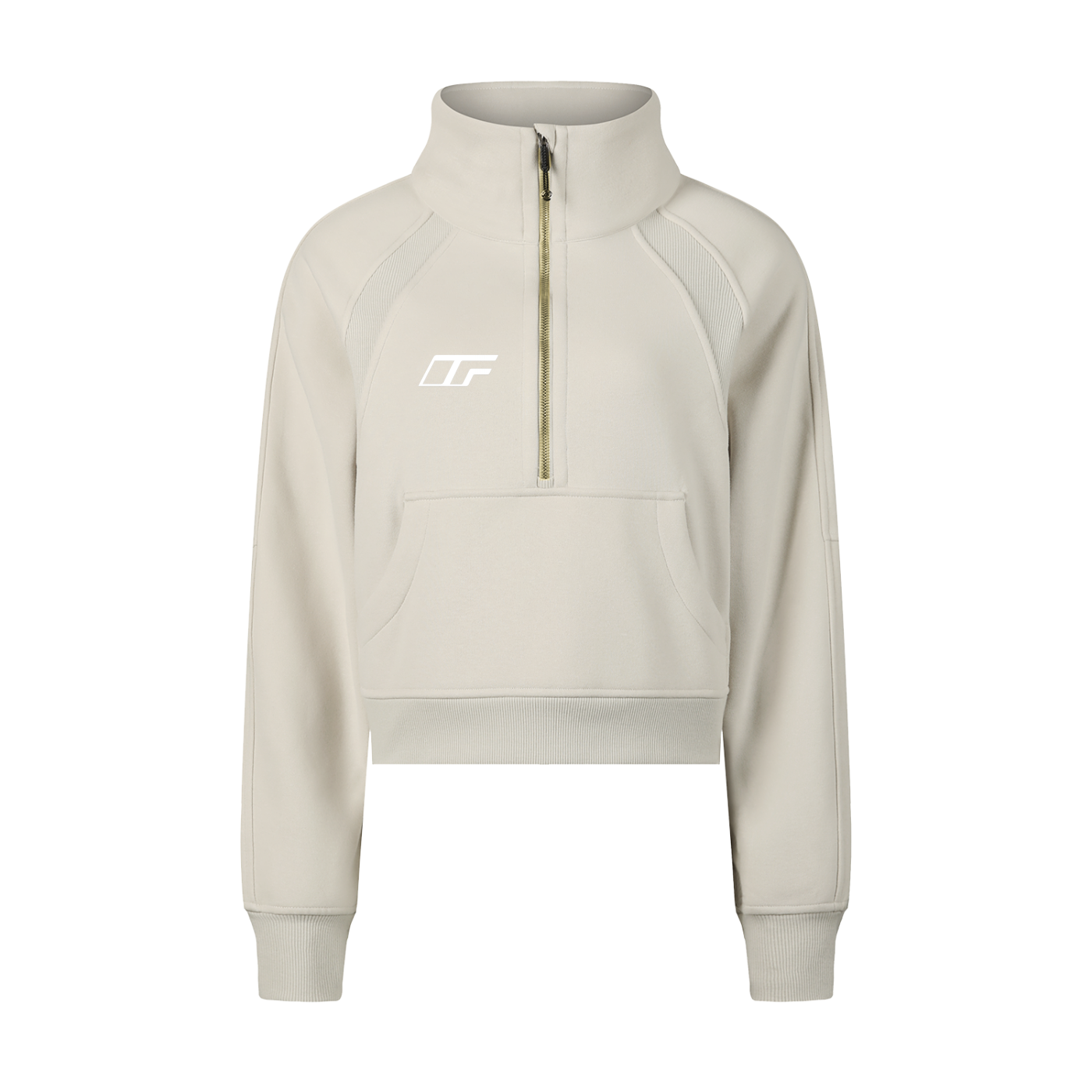 Cropped Half-Zip Sweatshirt – Your Go-To for Comfort and Style