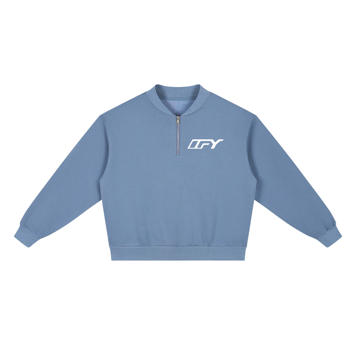 Unisex Vintage Wash Fleece Quarter Zip Sweatshirt
