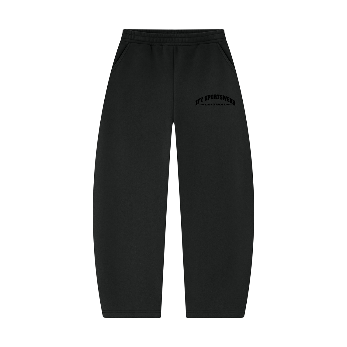 Unisex Barrel-Leg Sweatpants
