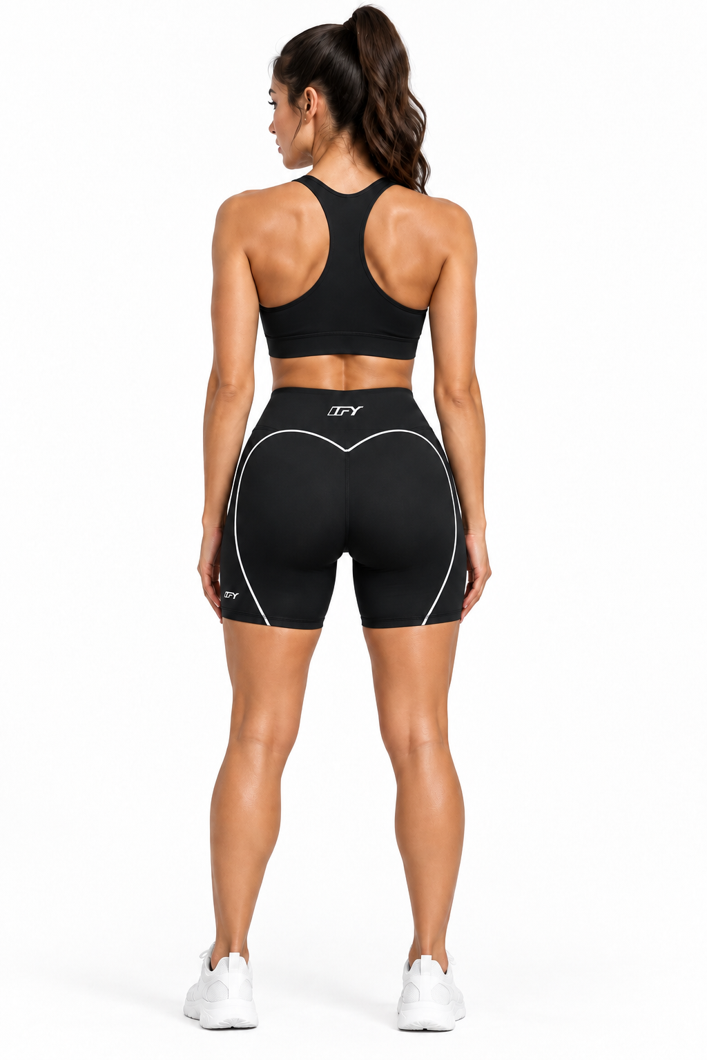 High-Waisted Yoga Biker Shorts