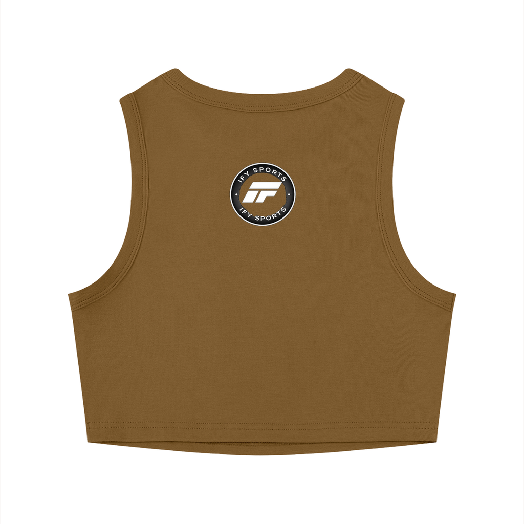 Women's Tight Crewneck Crop Tank Top
