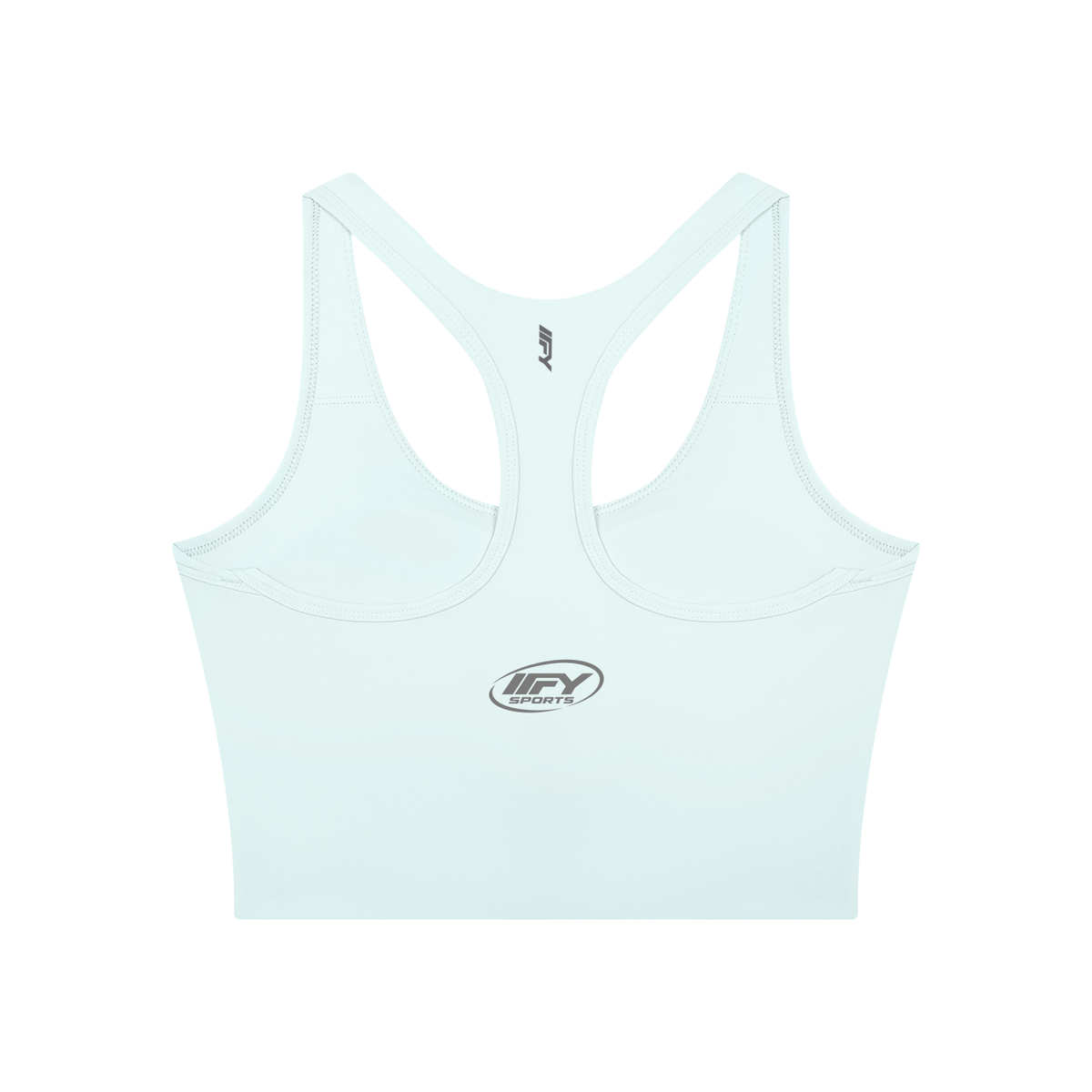 Mesh Panel Colour Block Yoga Crop Tank