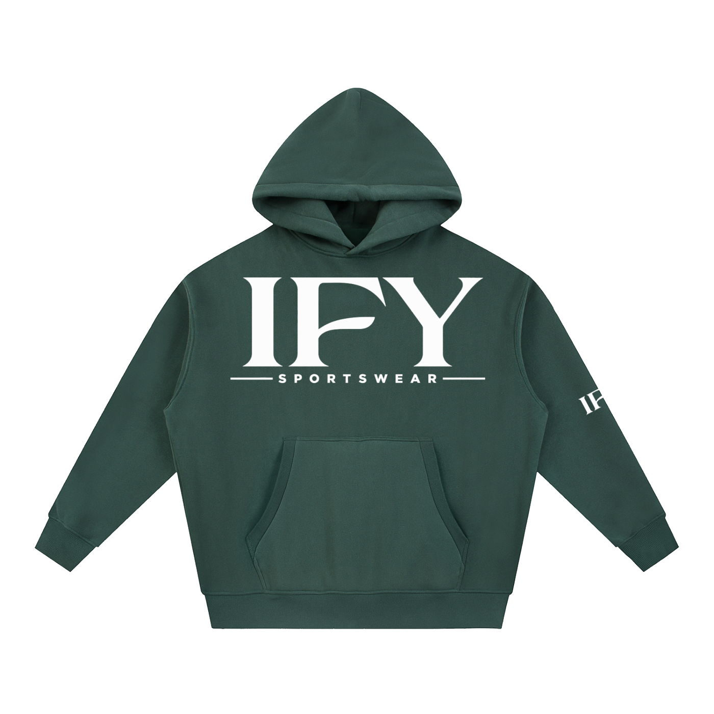 Essential Oversized Boxy Fit Fleece Hoodie