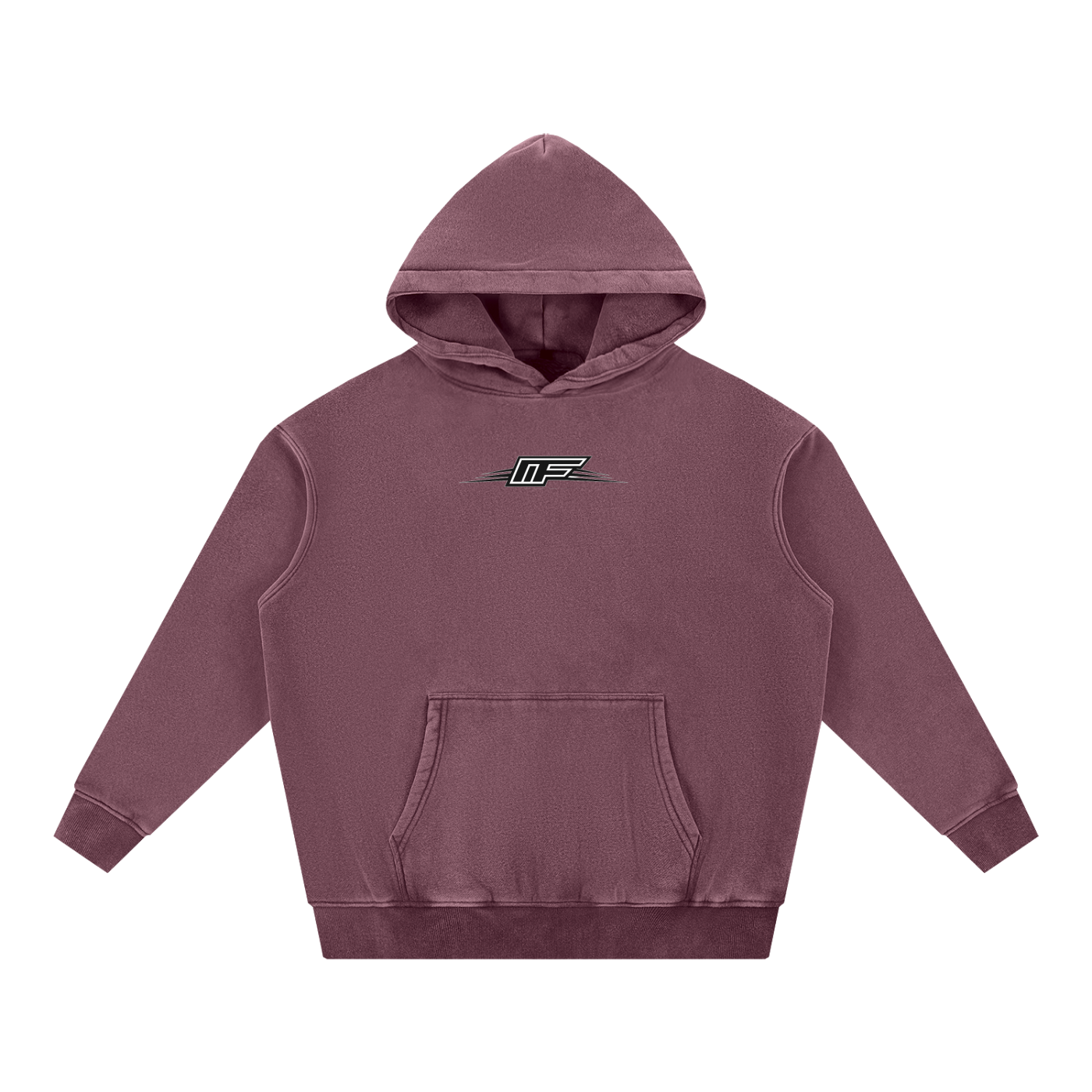 Snow Wash Fleece Oversize Hoodie