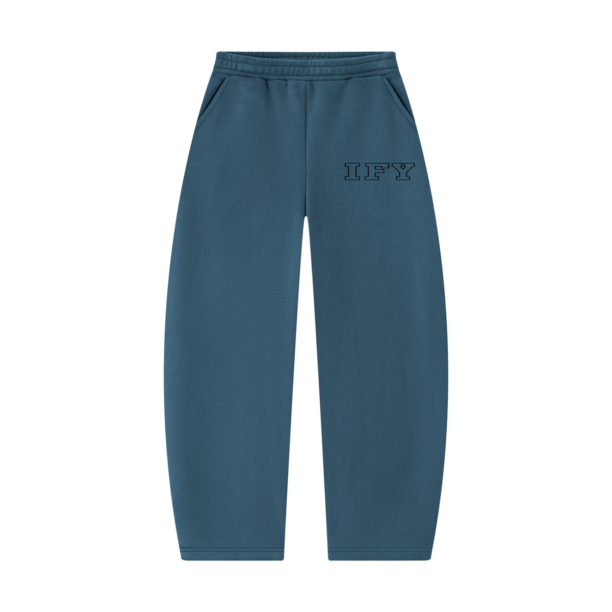 Unisex Barrel-Leg Sweatpants