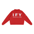 Mock-Neck Crew Sweatshirt