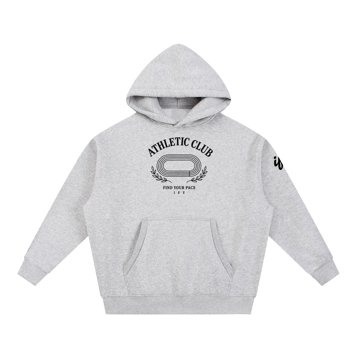 Unisex Oversized Boxy-Fit Fleece Hoodie