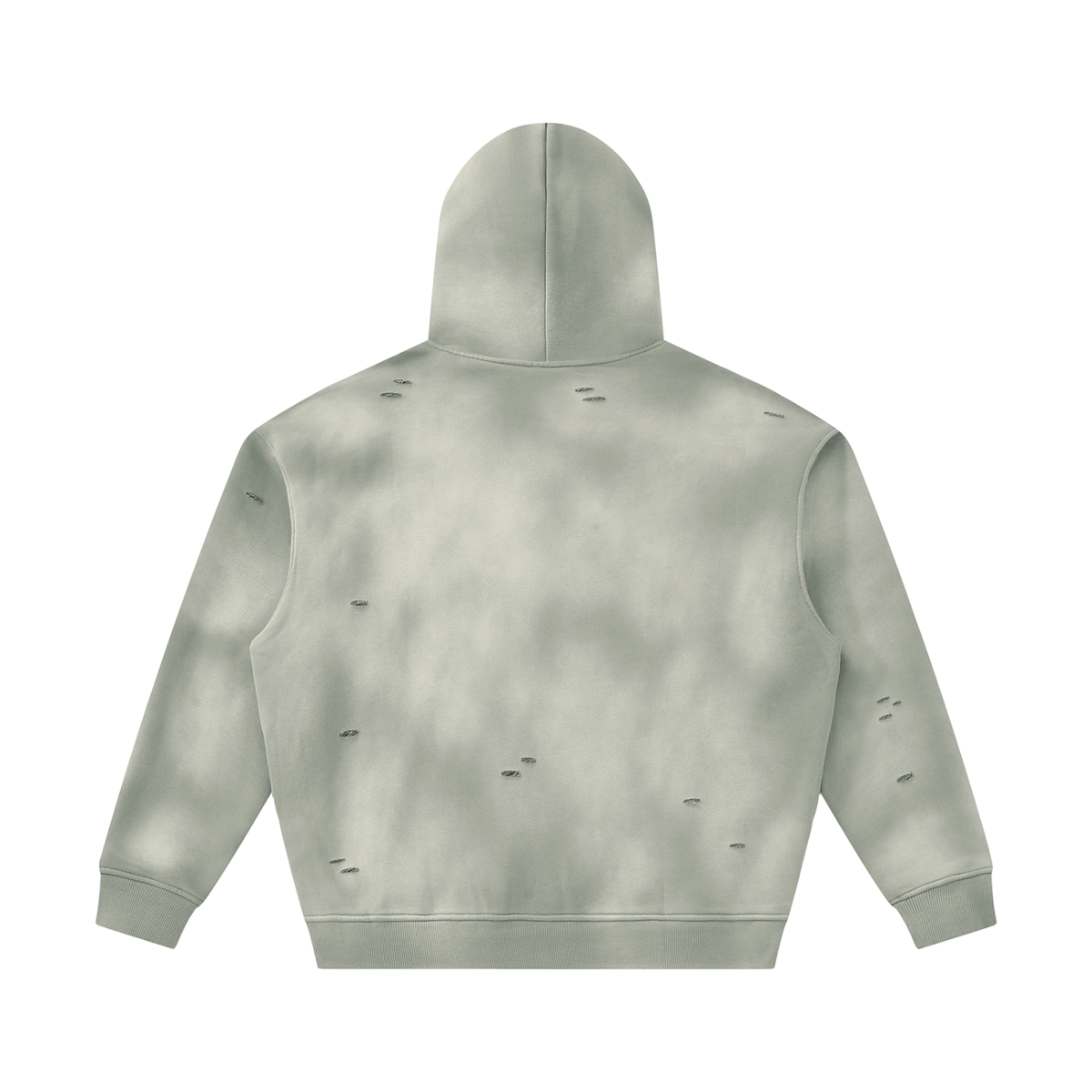 Unisex Frayed Fleece Hoodie for Ultimate Comfort and Style
