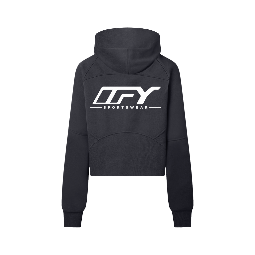 Stylish Cropped Half-Zip Hoodie for Women: Comfort Meets Versatility