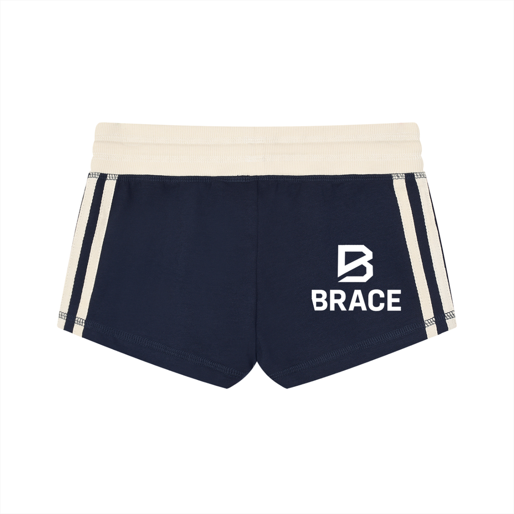 Women's Contrast Stripe Track Shorts
