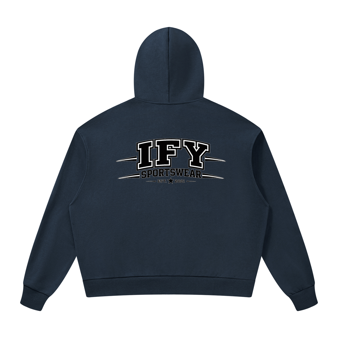 Unisex Drop Shoulder Full Zip Hoodie - Comfort Meets Style for Every Occasion