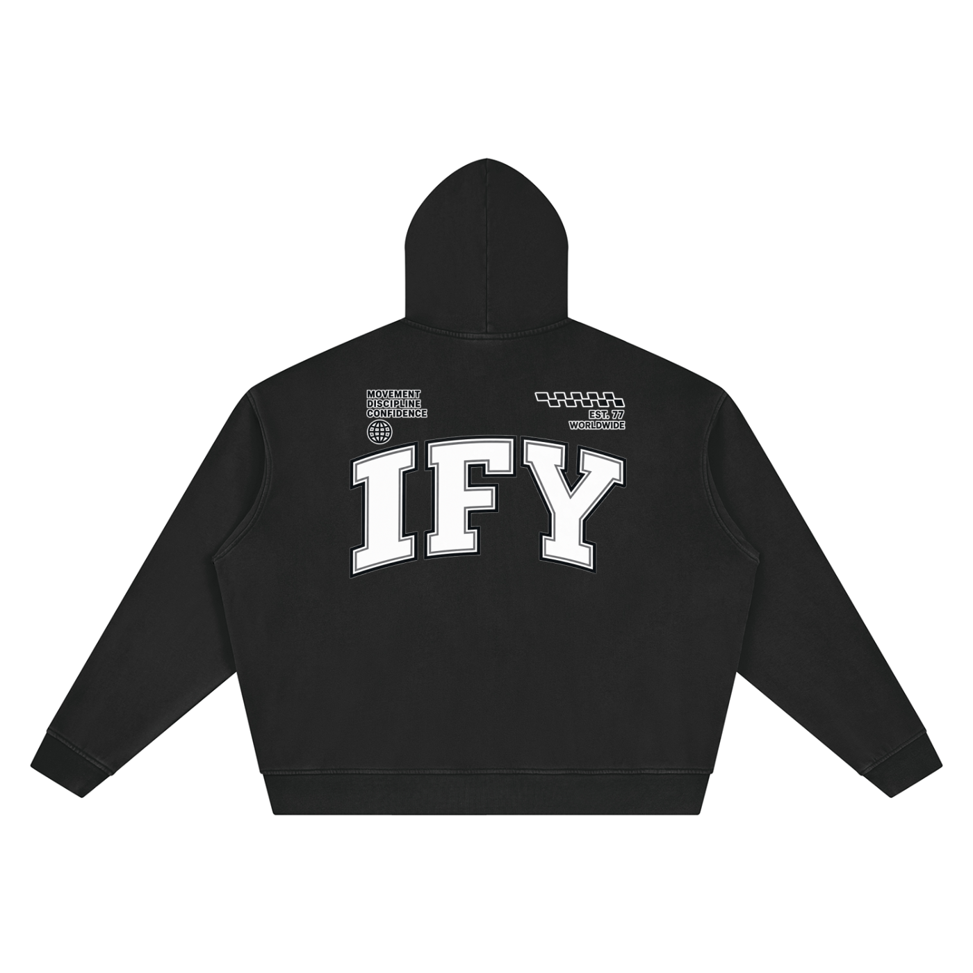 Unisex Vintage Wash Boxy Hoodie
