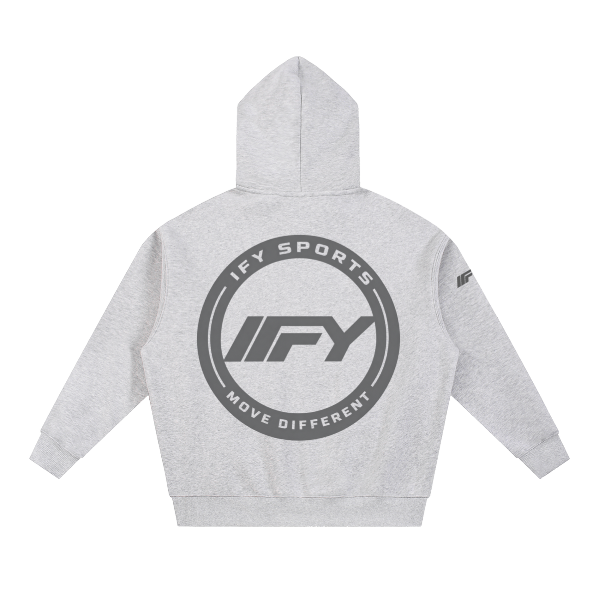 Essential Oversized Fleece Zip Hoodie